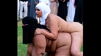 Steamy hijab thick arab moms & niqab teens lesbian orgasms ai