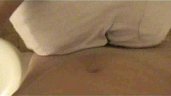 Poking her hot ass in the bathroom