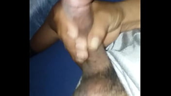 Blasting off some cum