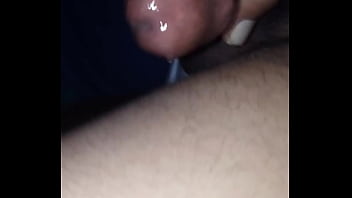 Blasting off some cum