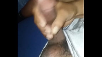 Blasting off some cum