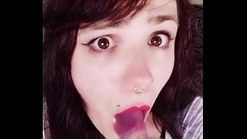 Lammy pixel ass shaking body caressing sucking cock and handjob with cumshot