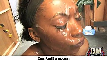 Ebony girl gets slammed by some white dudes 21