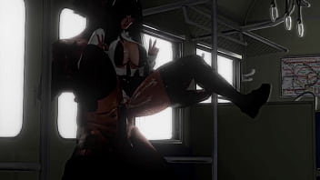 Girl fucked in train secondlife