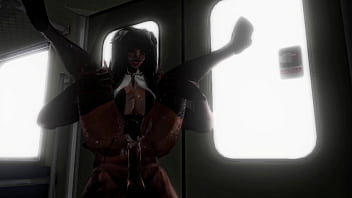 Girl fucked in train secondlife
