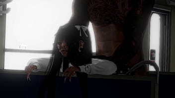 Girl fucked in train secondlife