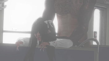 Girl fucked in train secondlife