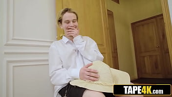 Watch this small tit milf take a wild ride on a young guy