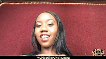 Sexy hot ebony interracial blowjob 6