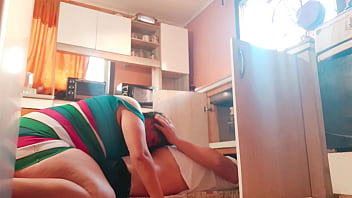 The plumber leaves his cum in my pussy a cheating bbw fucks the plumber when her boyfriend isn't home