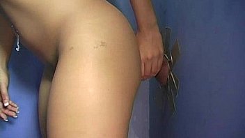 Super cute ebony at gloryhole 17