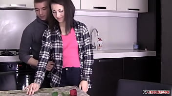 Izi nikolas sex in the kitchen hd