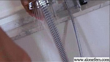 Solo horny amateur girl get dildo toys in holes video 22