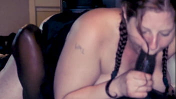 Sexy thick whore gets put out by husband for fucking a big black cock