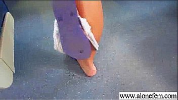 Alone sexy horny girl masturbating tender vid 24