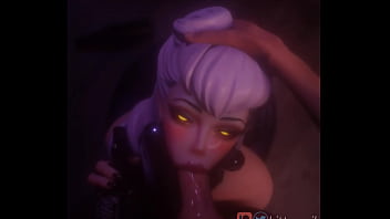 Evelynn 3d blowjob animation