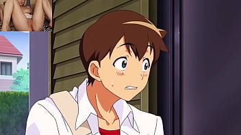 He cummed her ass right in the pool