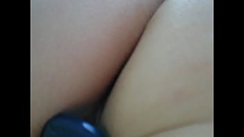 Butt plug in rn milf's pussy