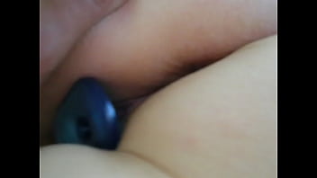 Butt plug in rn milf's pussy