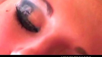 Blonde in corset masturbating