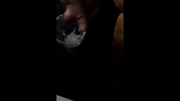Cum in glass