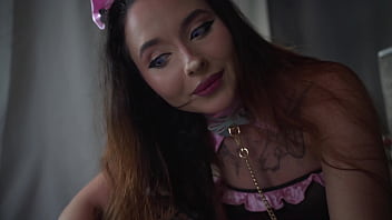 The cleaning lady offered to give me a massage but licked own pussy with my cum