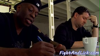 Lovely babes fighting before sixtynine pose