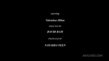 First time with two cocks in the ass the cute valentina milan nt070