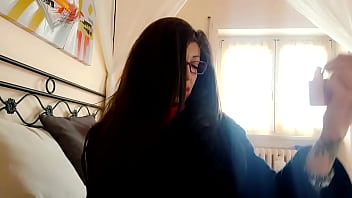 Please don't cum on you stepmom's evening dress