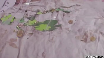 Irish blonde tasha reign finger fucks her ass & dildo fucks her cunt