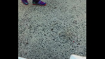 Nike sneakers and socks