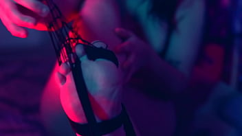 Tiny foot worship & tickling domination