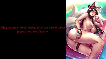 Hentai joi fr league of legend ahri et sona