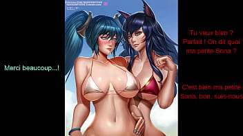 Hentai joi fr league of legend ahri et sona