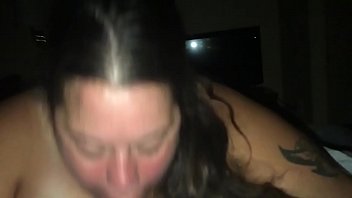 Fat boy getting his dick sicked