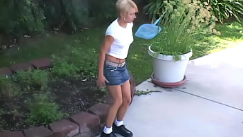 Lingerie clad brunette passion b fucks with man while husband watches