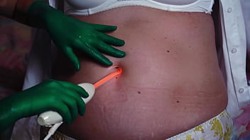 Lesbian bellybutton fun with my stepmom Lesbian bellybutton fun with my stepmom