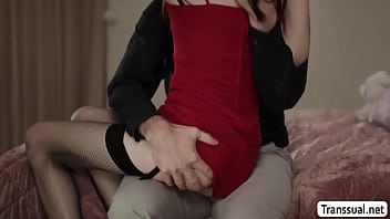 Caring Stepfather And His Ts Stepdaughter Are On The Bed Kissing Each Othernext Is He Licks Her Ass And Fucks It So Deep And Hard thumbnail