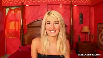 Blonde cindy gets fucked at her audition and takes a big cumshot