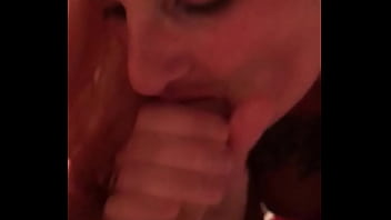 Wife deepthroating hubby’s yummy cock