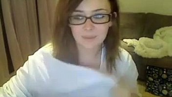 Super cool teen having fun on cam chat with her