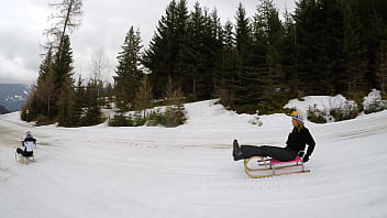 Slutty bffs anna de ville and kitana lure enjoy strap on threesome vacation sex gp3170