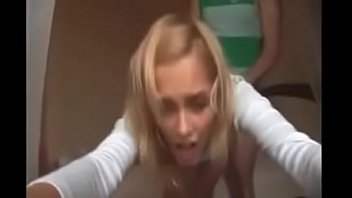 Super cute blonde hottie gets roug