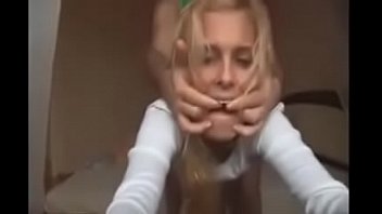 Super cute blonde hottie gets roug