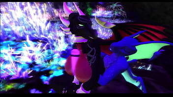 Cynder cheats on spyro with some random dragon in a cave