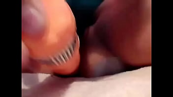 Double penetrating myself with two dildos