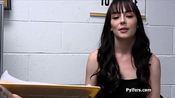 Filming spicy pilfer as she sucks dick in the office