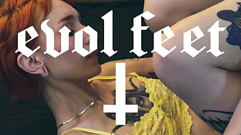 This bitch controls you with her pussy and feet