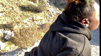 Ebony hiking sex *caught*