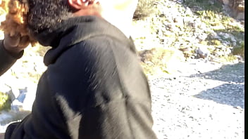 Ebony hiking sex *caught*